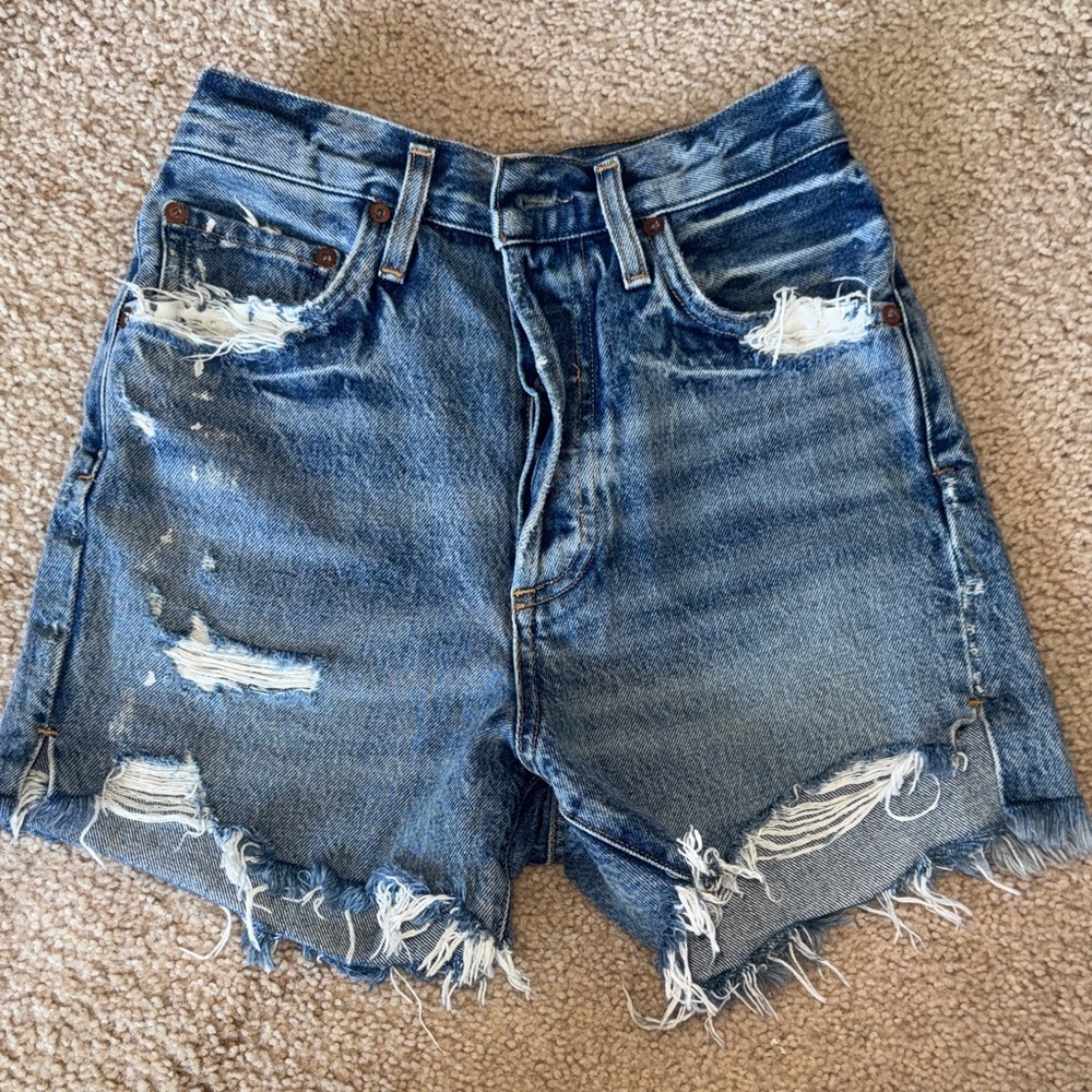 Agolde denim shorts